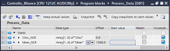 UDT array nel DB