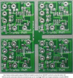 Generatore di PWM o onda quadra G-Tronic