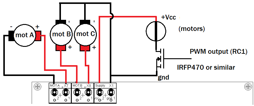 Layout Micro-GT MyKit 2018 3 DC motor