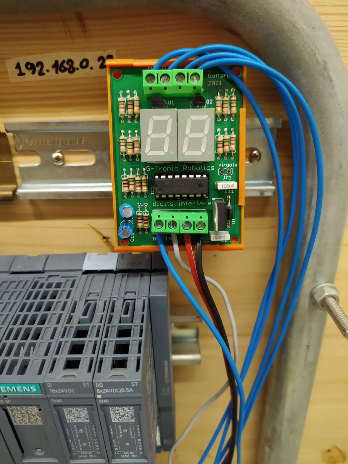 PLC KIT 1 - Display a due digit 0-99