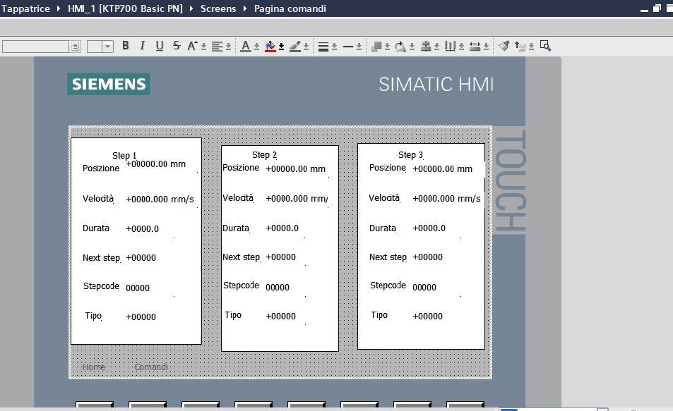 Parametrizza command table (6)