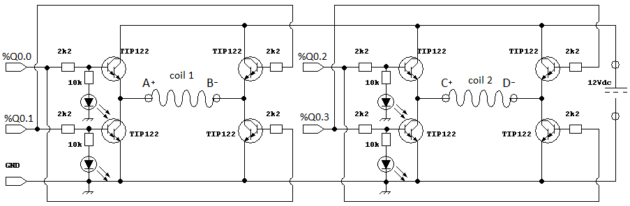 schema doppio ponte H