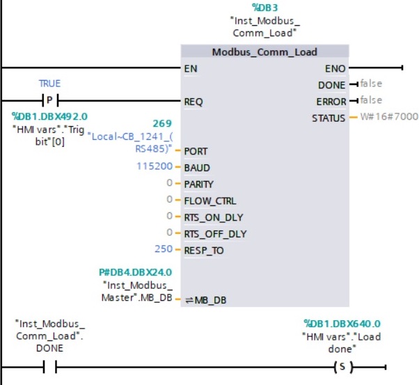 comando modbus