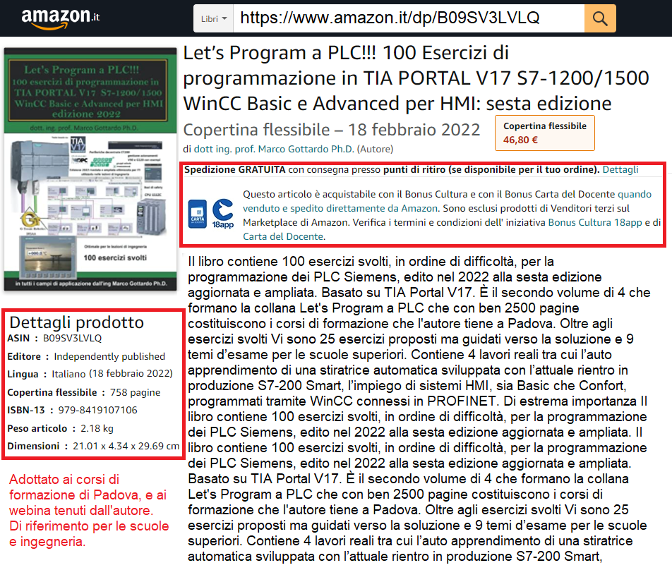 libro PLC esercizi 2022